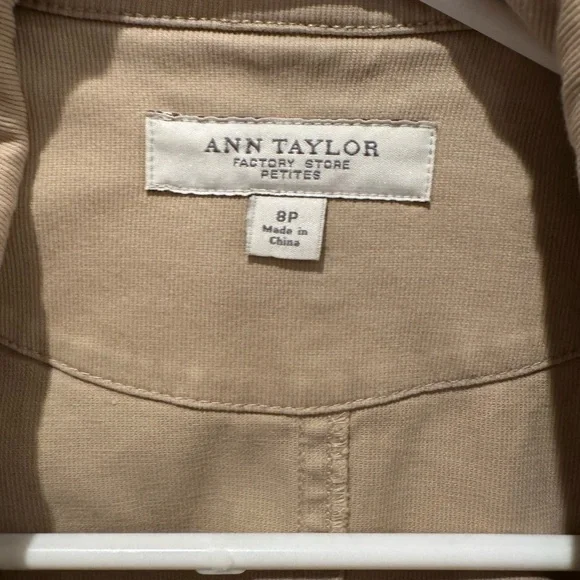 Ann Taylor khaki jacket/ blazer - Picture 2 of 3